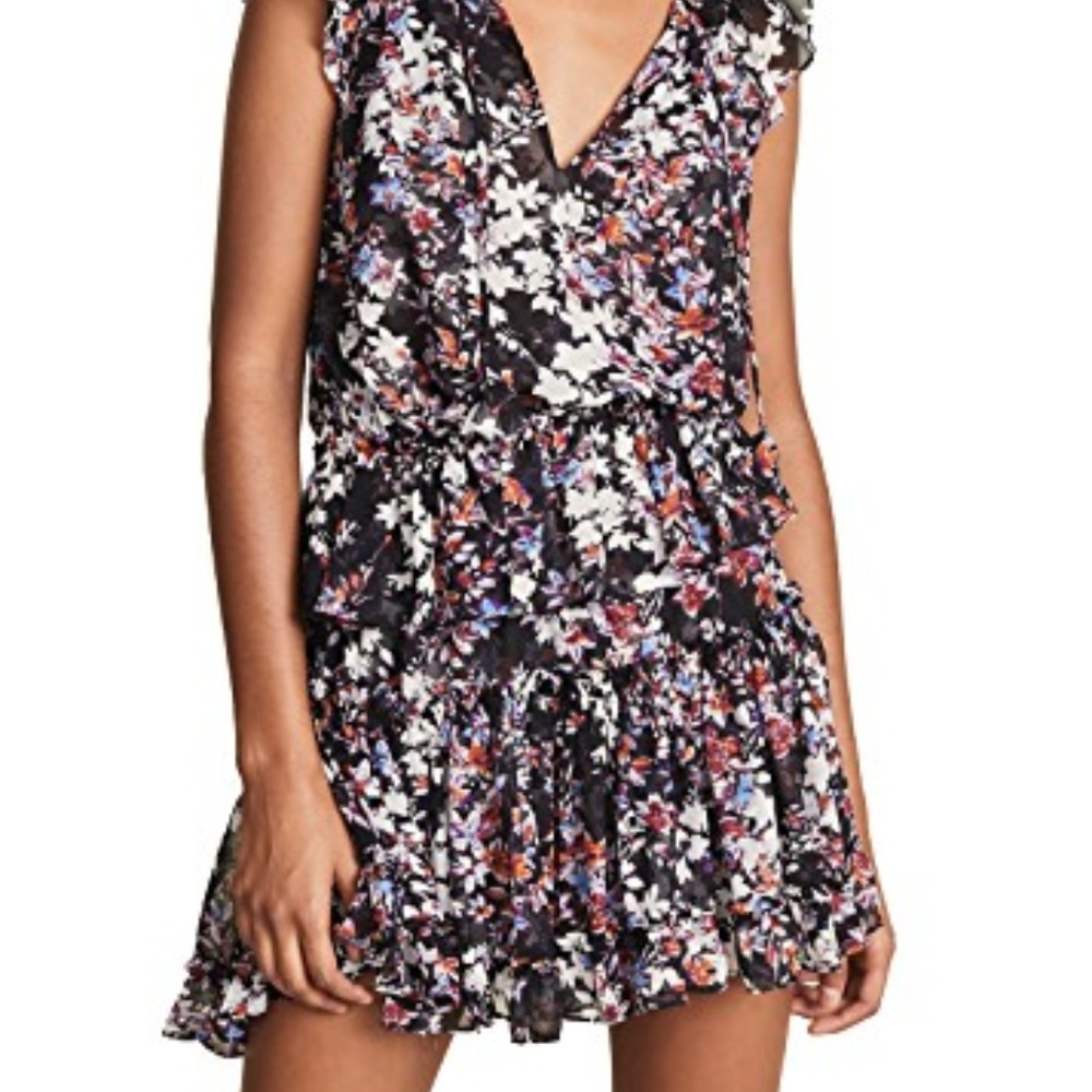 Misa Los Angeles Fluer Ruffle Dress. Size XS. NWT.